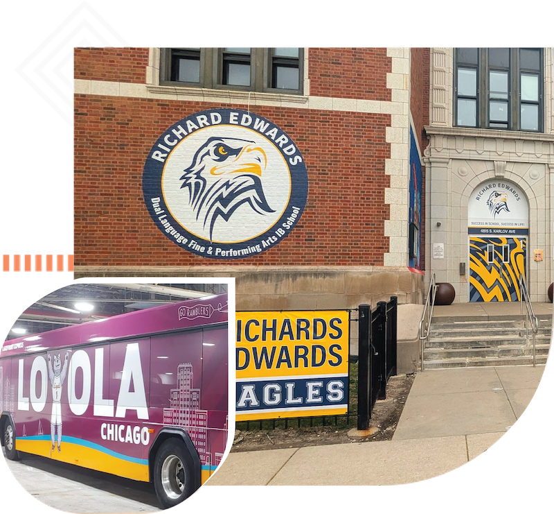 Education signage examples
